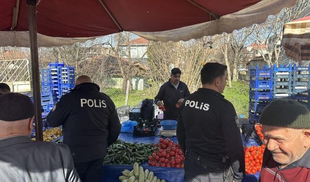 Pazarda cüzdan hırsızlığı iddiası polisi harekete geçirdi