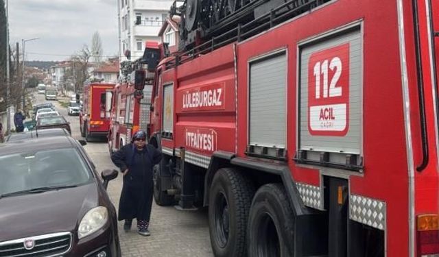 Kurutma makinesinden çıkan duman paniğe neden oldu