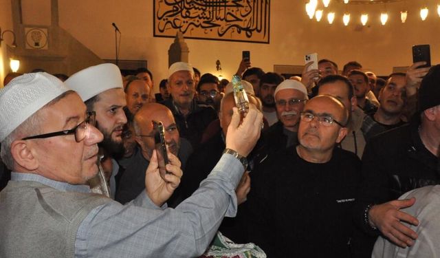 Keşan'da Sakal-ı Şerif tarihi camide ziyarete açıldı