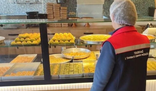 Tekirdağ'da Ramazan Bayramı öncesi gıda denetimleri artırıldı