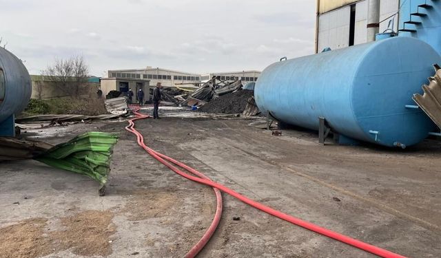 Tekirdağ'da yağ fabrikasında patlama: 1 işçi hayatını kaybetti