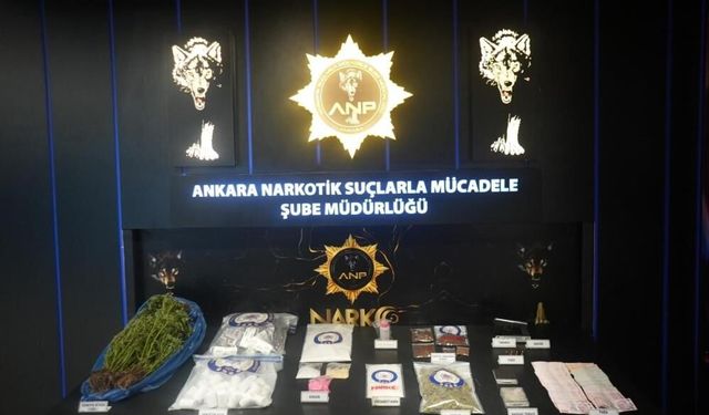 Ankara'da narkotik operasyonunda 28 tutuklama