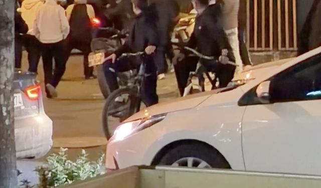 Kapaklı'da gençler arasında taşlı sopalı kavga