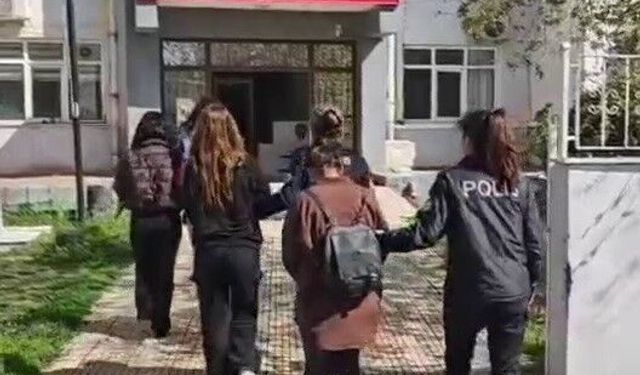 Şehir şehir gezip, evlerden hırsızlık yapan suç makinesi 3 kadın yakayı ele verdi