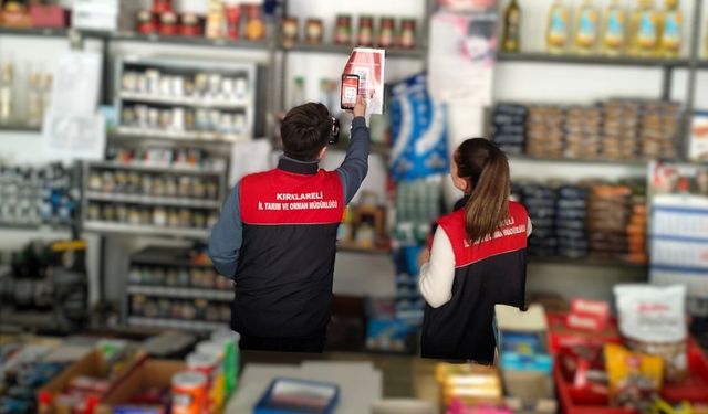 Pehlivanköy’de Gıda İşletmelerine Karekod Denetimi