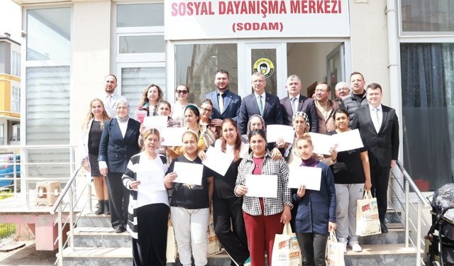 Babaeski’de Teşvik Kursu Kursiyerlerine Sertifika