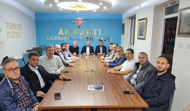 AK Parti Lüleburgaz’da Toplantı Gerçekleştirildi