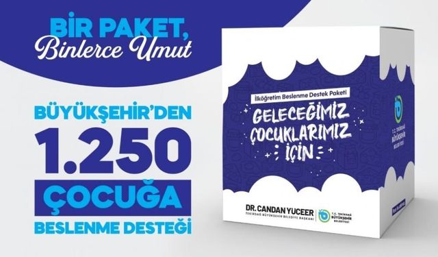 İlkokul öğrencilerine 'Beslenme Destek Paketi'