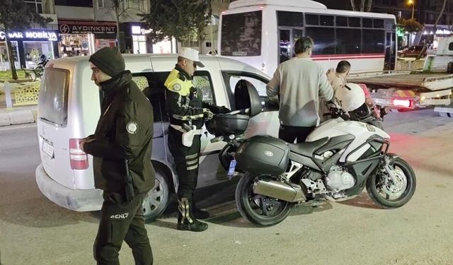Edirne'de asayiş ve trafik uygulaması