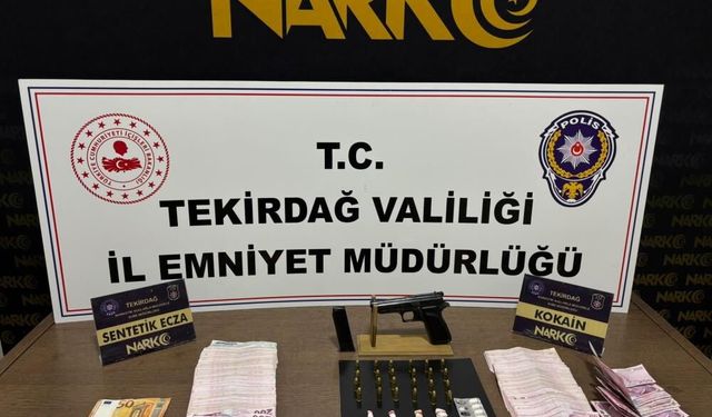 Tekirdağ'da zehir tacirlerine operasyon: 184 şüpheliye işlem yapıldı