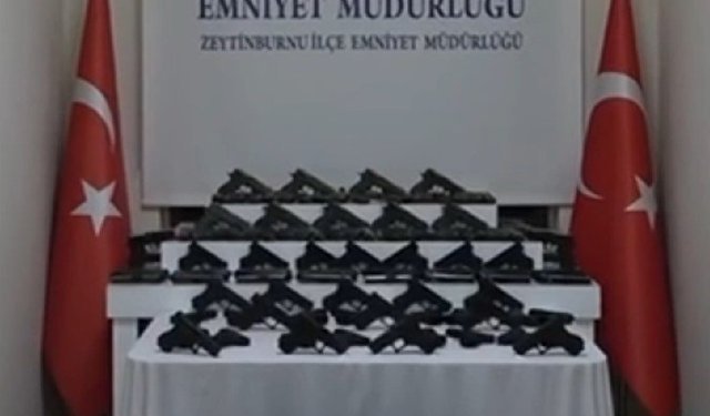 İstanbul’da kaçak silah operasyonu: 91 tabanca ele geçirildi