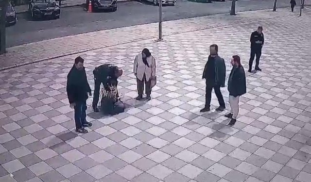 Polis memurunun dikkati hayat kurtardı