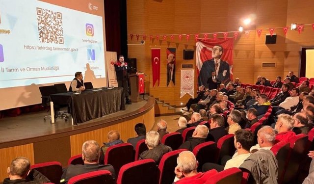 Çiftçilere destek toplantısı: Yeni model anlatıldı