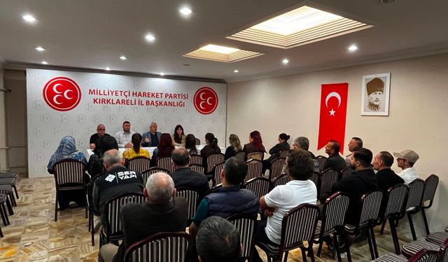 MHP Kırklareli’nde İl Yönetim Kurulu Toplantısı Yapıldı