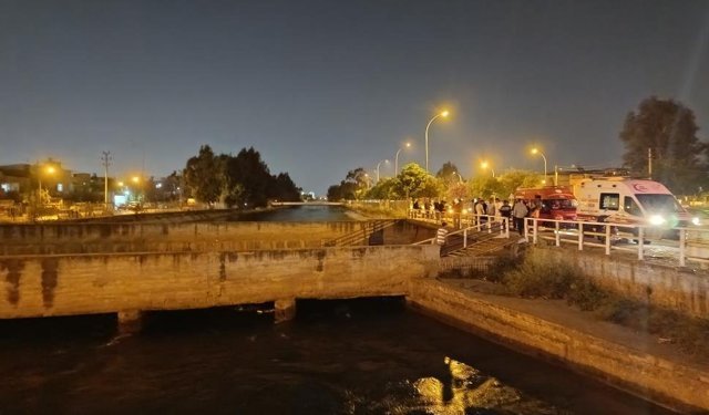 Arkadaşıyla otururken kanala düştü, akıntıya kapılıp kayboldu