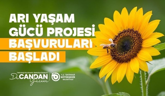 Tekirdağ’da arıcılara yem desteği başvuruları başladı