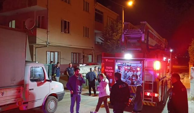 İnegöl’de korku dolu anlar: Eski eşinin evini molotofkokteyli attı