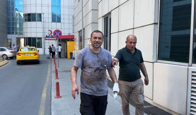 Üstü kan içinde kalan acemi kasap: "Sadece bıçak kaydı, ciddi bir şey yok"