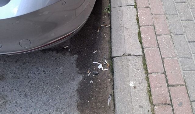 Kırklareli’nde İzmarit Kirliliği Dikkat Çekiyor