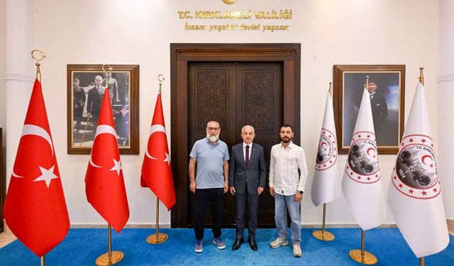 Vali Uğur Turan’dan Konuklarına Kabul