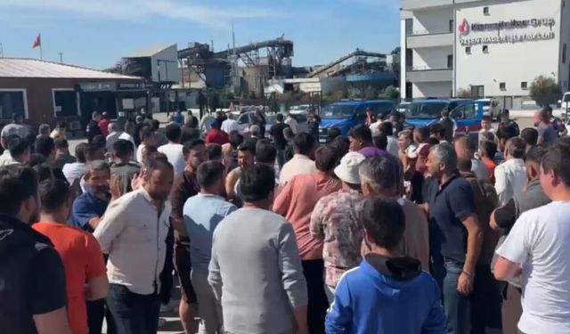 Edirne'de maden işçilerinin eylemi 13'üncü gününde