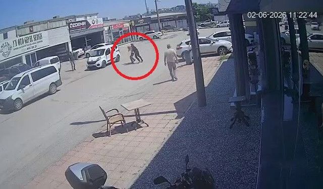 Ticari aracı çalmak isterken meydan dayağı yedi: O anlar kamerada