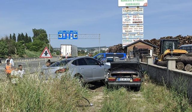 Keşan'daki trafik kazasında 2 kişi yaralandı
