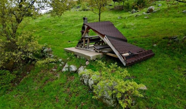Tabiat parkı vandalların hedefi oldu, milyonluk zarar oluştu