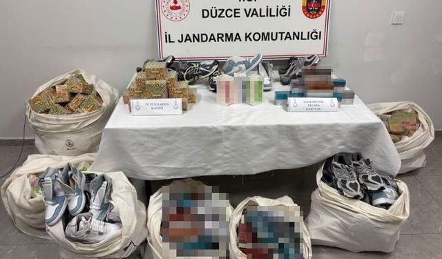 Kargo gönderiminden kaçak ürün çıktı
