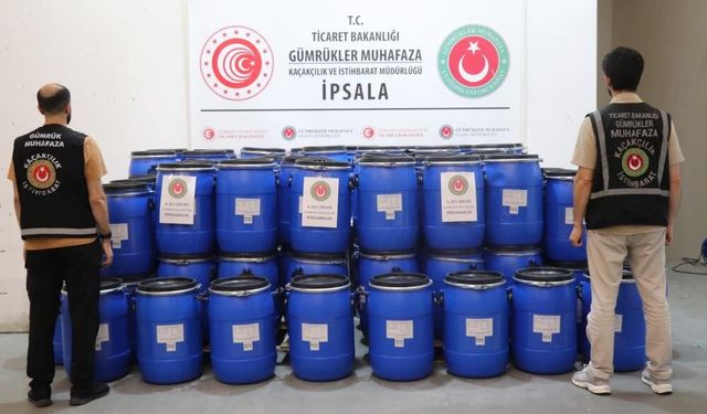 İpsala Gümrük Kapısı'nda 4 ton 321 kilo uyuşturucu ele geçirildi