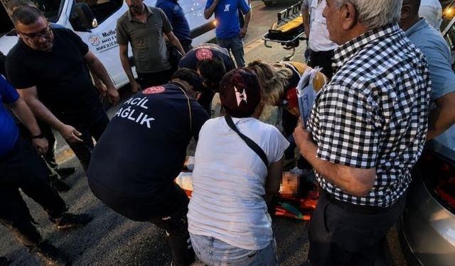 Yola dökülen yağ kazaya sebep oldu: 1 yaralı