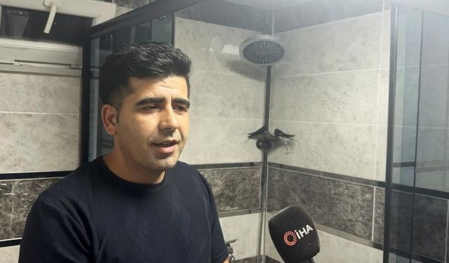 Banyoyu yuva yaptılar: Kırlangıçlar 7 yıldır evin misafiri