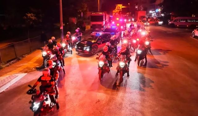 Bursa’da bin polisle dev huzur operasyonu... Mahalleler ablukaya alındı