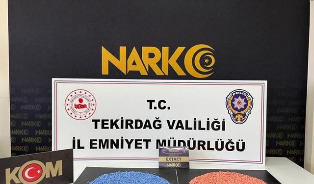 Tekirdağ'da 5 günde uyuşturucudan 13 tutuklama