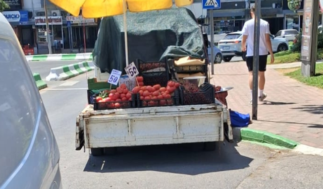 Mevsimlik Ürünler Seyyar Tezgâhlarda Yerini Alıyor