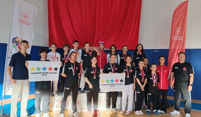 Yamaner Spor Kulübü Madalyalara Damga Vurdu