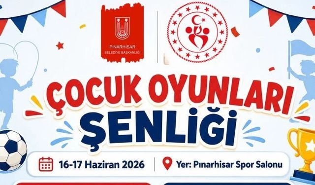 Çocuk Oyunları Şenliği Başlıyor