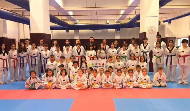 Yamaner Spor Kulübü’nde Kuşak Terfi Coşkusu Yaşandı