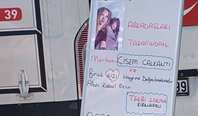 Çisem Çalkantı ve Kızı İçin Lokma Hayrı Düzenlendi