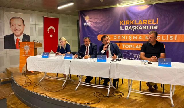 AK Parti Kırklareli’nde İl Danışma Meclisi Toplandı