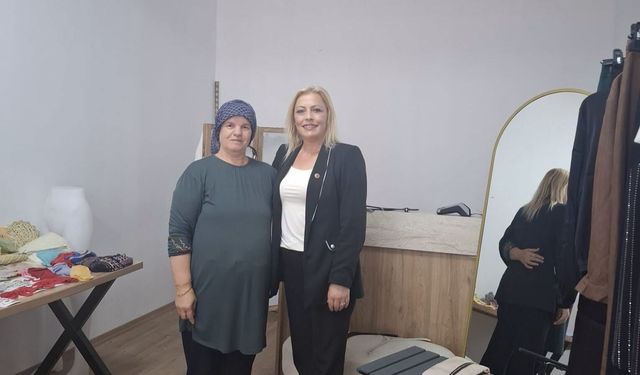 Başkan Çevikbaş'tan Kadın Girişimcilere Destek Ziyareti
