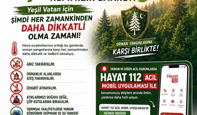 Kırklareli Valiliği’nden Orman Yangınlarına Karşı Uyarı