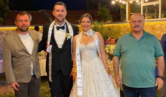 Başkan Dağtaş Alp ve Çağla’nın Düğün Merasimine Katıldı