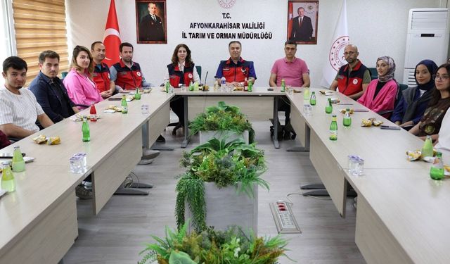 Stajyer öğrencilere kurum tanıtımı yapıldı