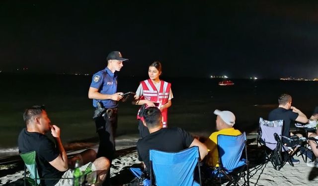 Tekirdağ polisi havadan, karadan ve denizden huzur uygulaması gerçekleştirdi
