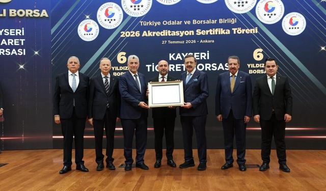 Kayseri Ticaret Borsası’ndan büyük başarı