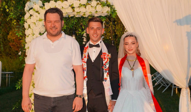 Başkan Talay Ceren ve Arda’nın Düğününe Katıldı
