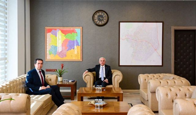 Vali Turan’dan Kaymakam Işık’a Hayırlı Olsun Ziyareti