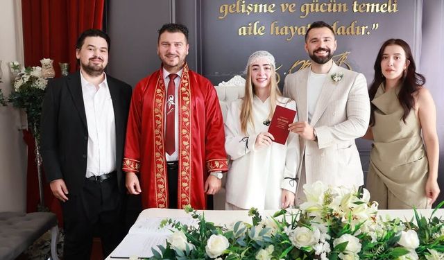 Başkan Yayla, İrem ve Göktuğ Çiftinin Nikâhını Kıydı