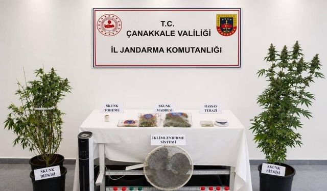 Çanakkale'de jandarmadan uyuşturucu operasyonu: 68 gözaltı